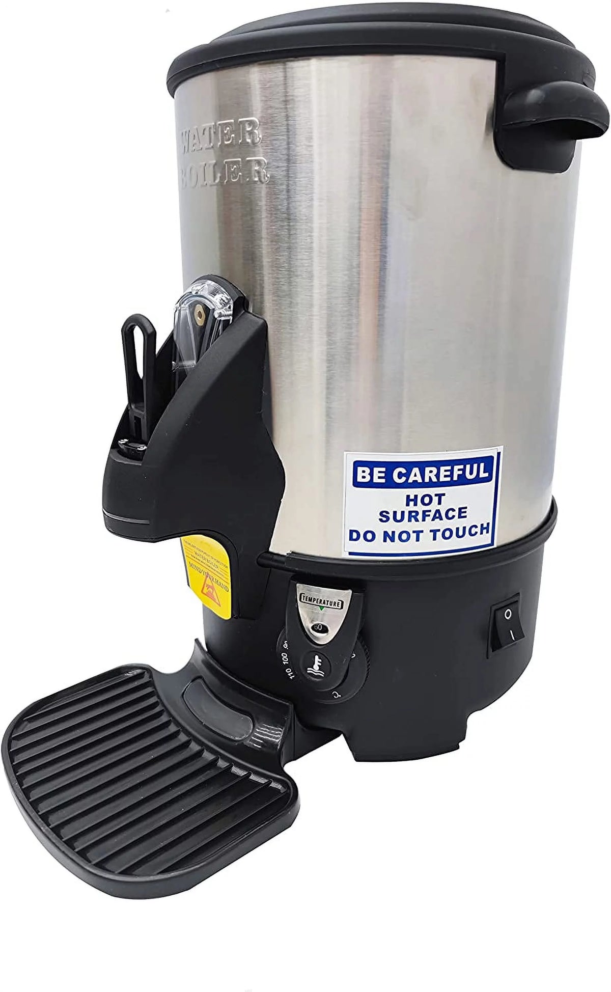6L Stainless Steel Electric Hot Water Dispenser with Faucet Tap H83398