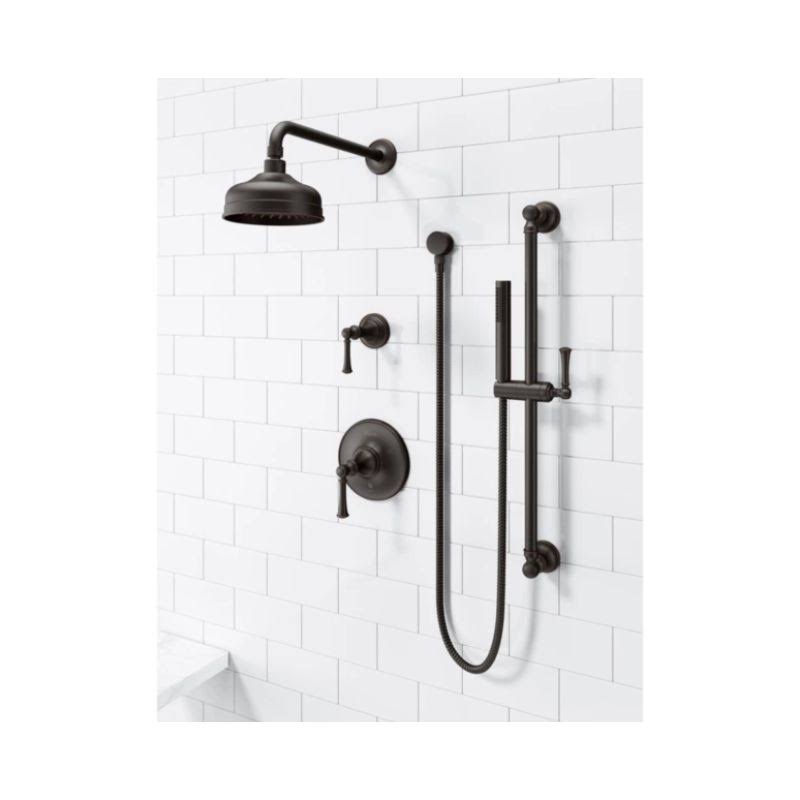 Tisbury Single Function Hand Shower with Slide Bar - Tuscan Bronze I639