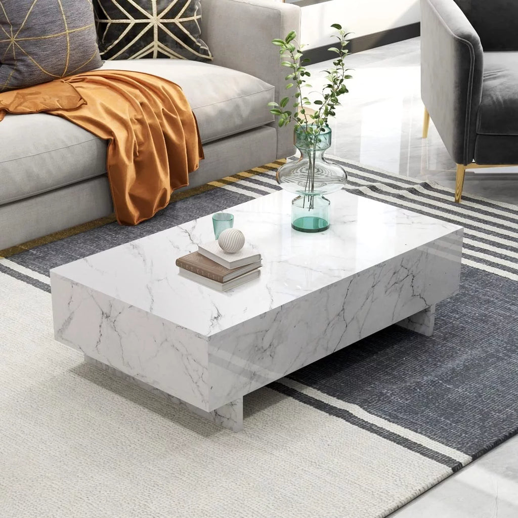 White High Gloss Coffee Table J2111