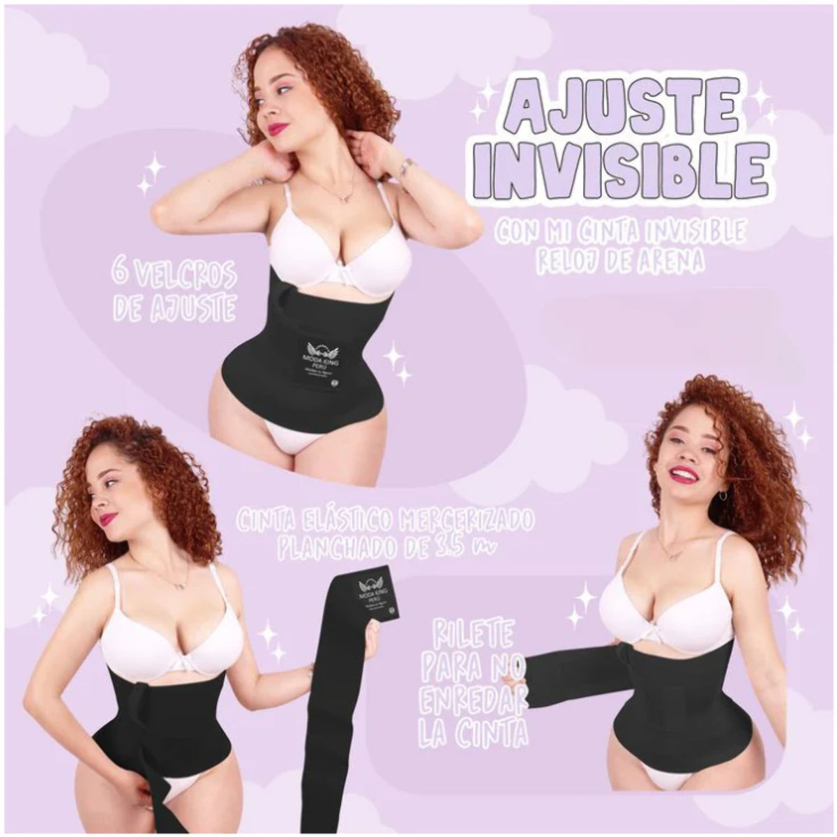 Black Compression Waist Trainer Wrap C41859