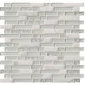 12 in. x 12 in. x 6 mm Glass Stone Mosaic Tile U5016