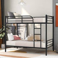 Black Twin Metal Bunk Bed Frame L976544