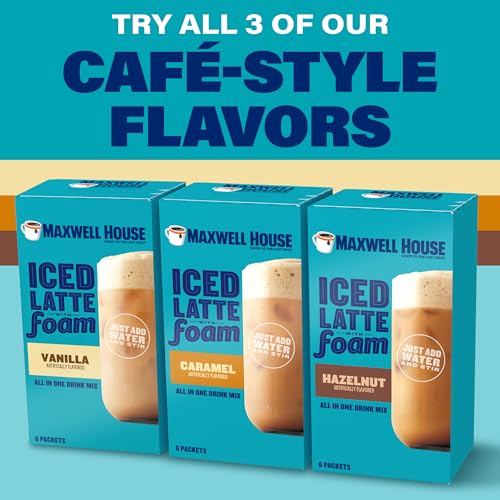 5.82 oz Iced Caramel Latte Instant Coffee Drink Mix U547