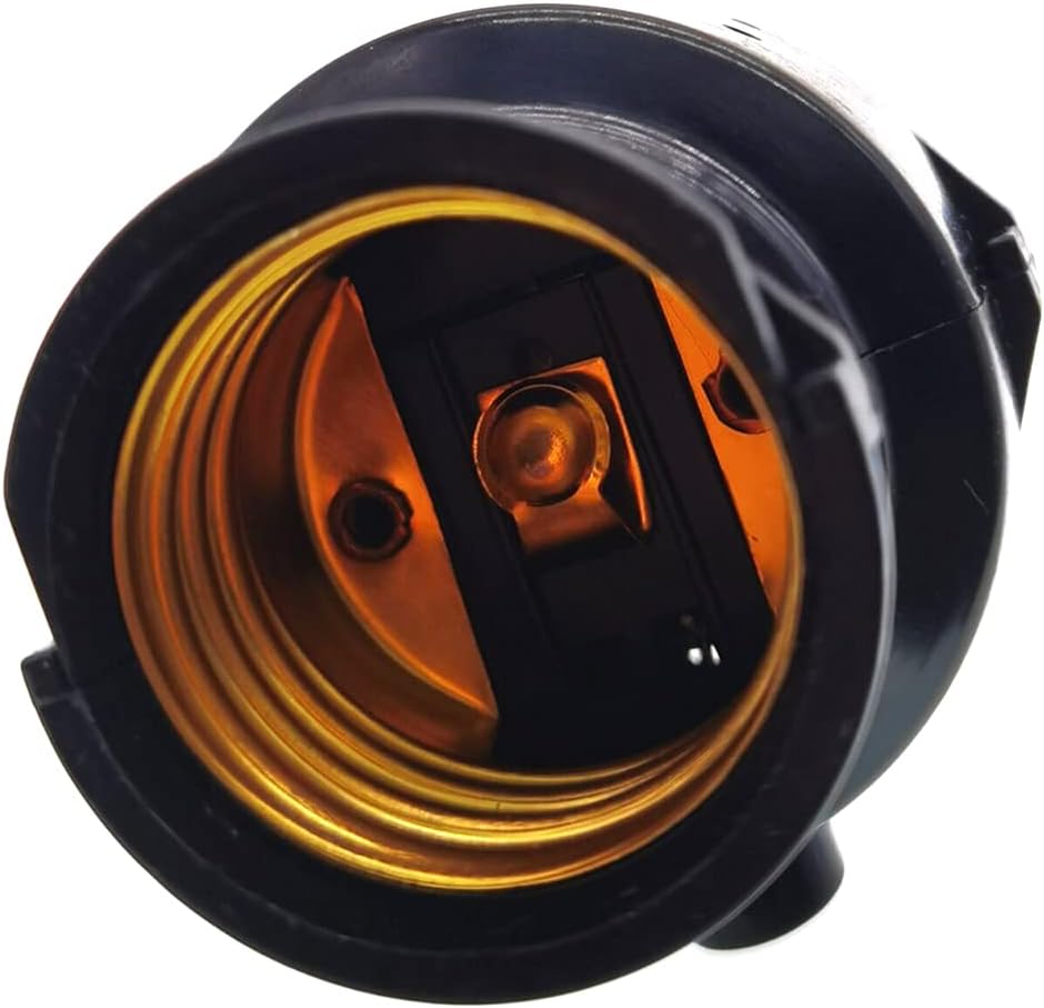 Black Dusk-to-Dawn Light Control Socket for E26 E27 Base Lamps U579982