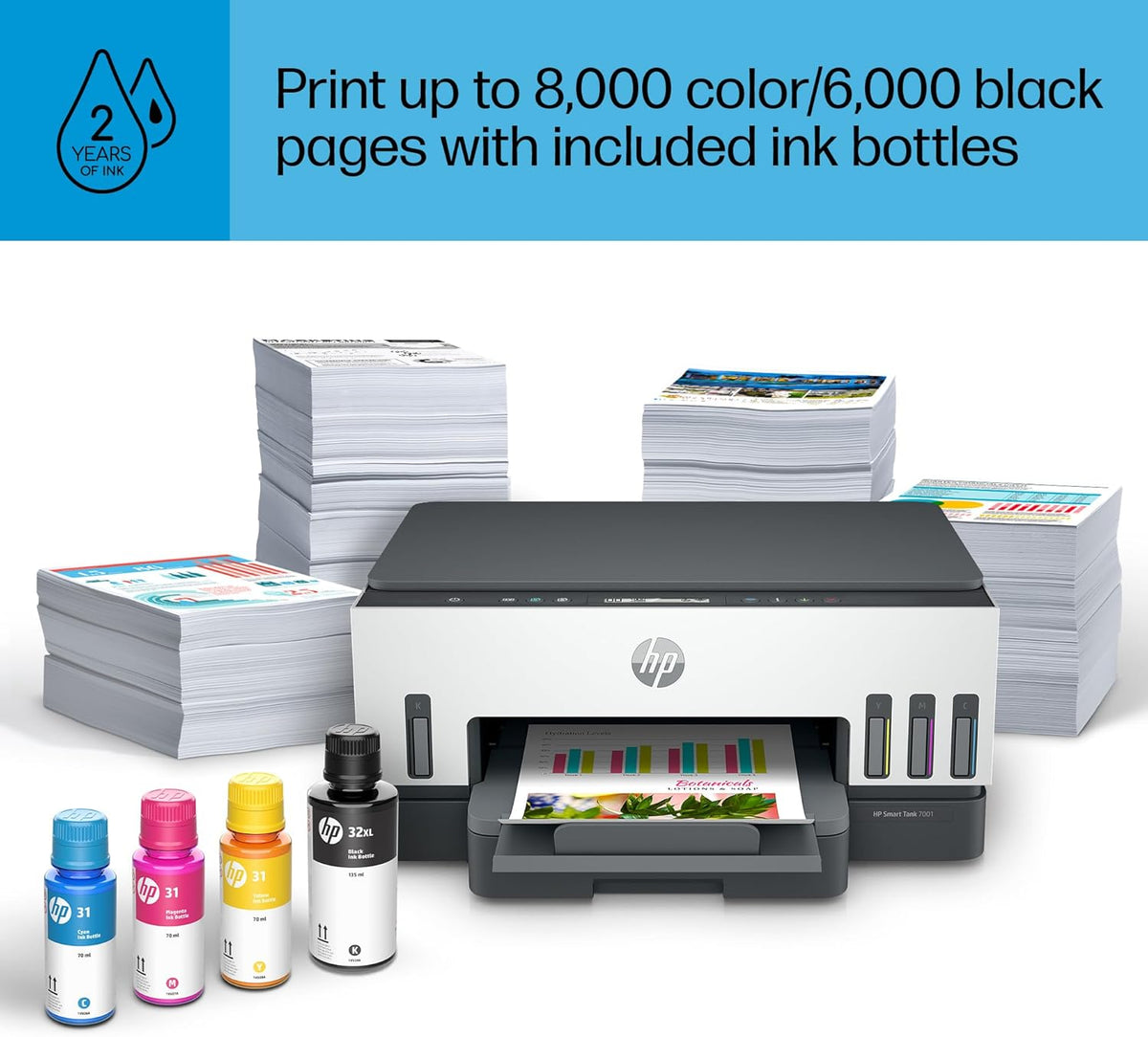 Wireless All-in-One Ink-Tank Printer I87655