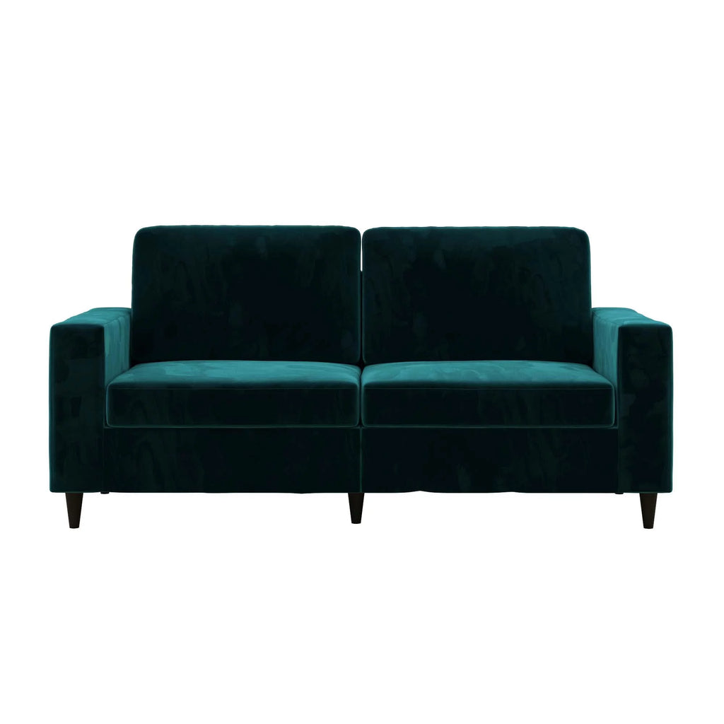Green Velvet 3 Seater Sofa D45516