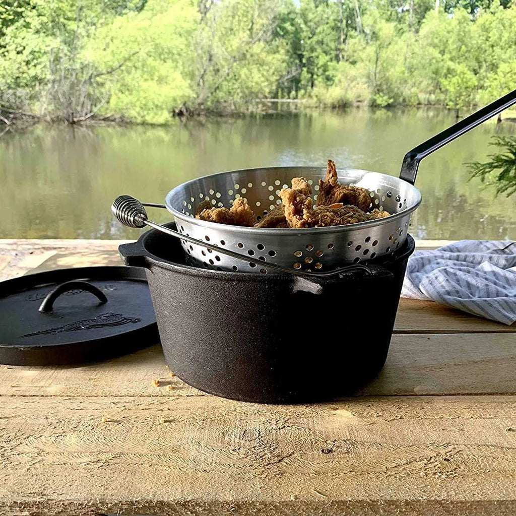 Cast Iron 14 Quart Dutch Oven with Basket M207693