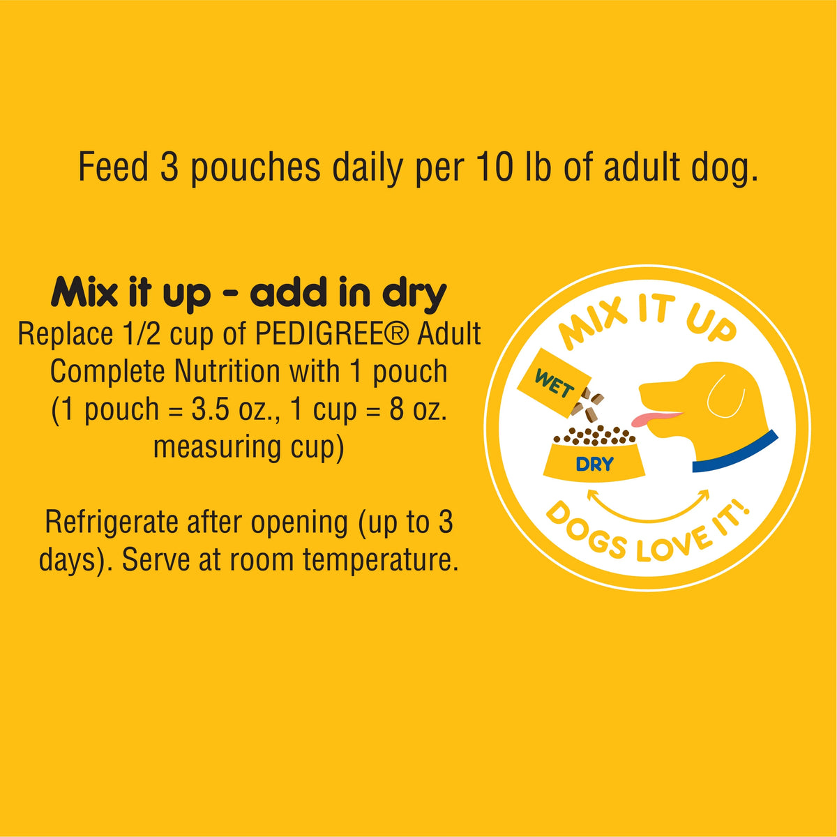 (16 pack) Adult Soft Wet Dog Food Bacon and Filet Mignon Flavor, 3.5 oz Pouch J371