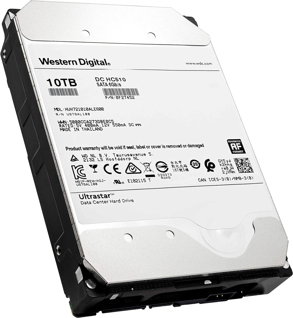10TB SATA 7200 RPM 256MB Cache 3.5in Enterprise Hard Drive R8163