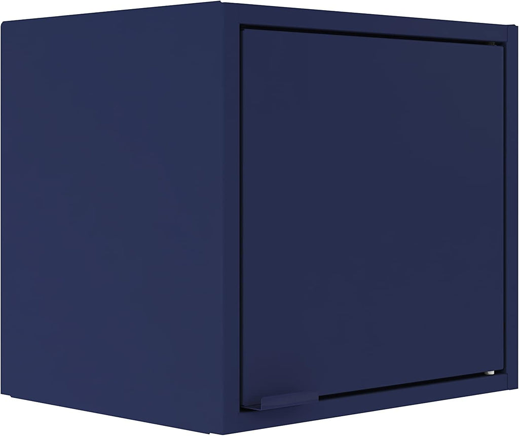 Blue Wall-Mounted Steel Cabinet R572