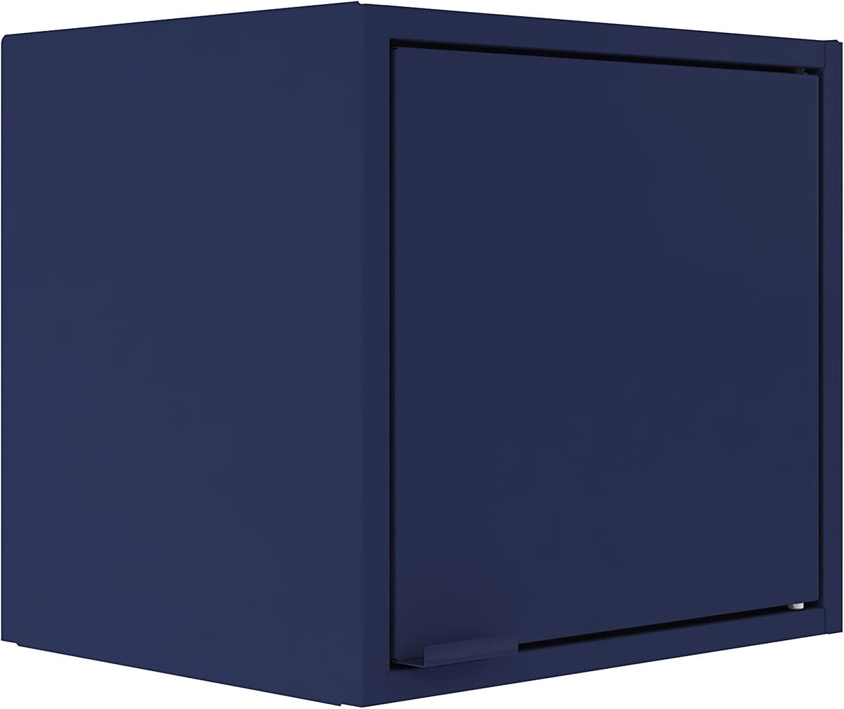 Blue Wall-Mounted Steel Cabinet R572