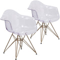 Clear Ghost Chairs Set of 2 V63653