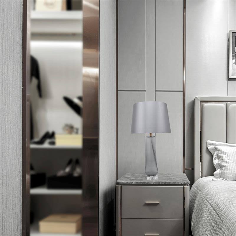 Smoke Grey Table Lamp Set of 2 X395311