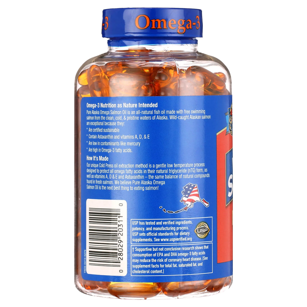 Wild Salmon Oil 1,000 mg Softgel, 180 Ct F308413