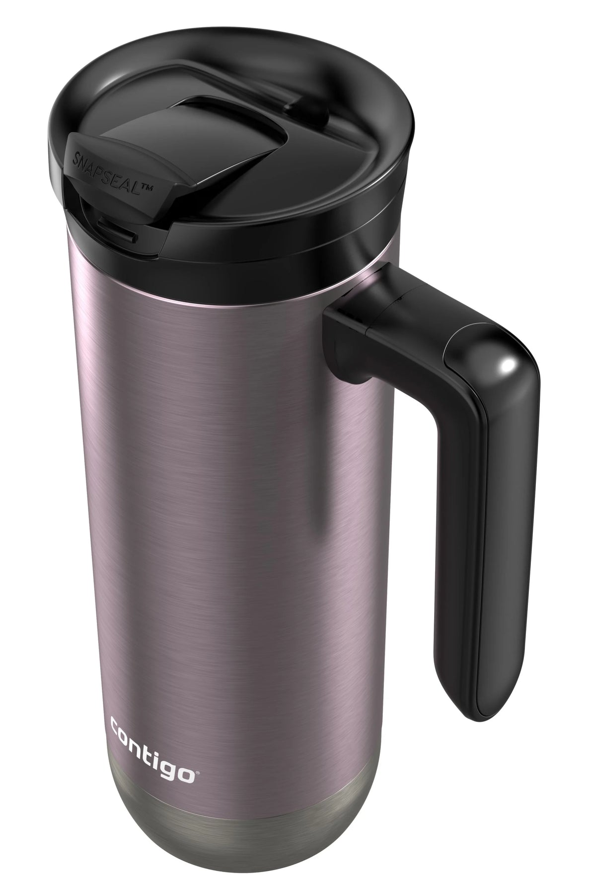 20 oz Insulated Stainless Steel Travel Mug with Handle in Pink Z1821