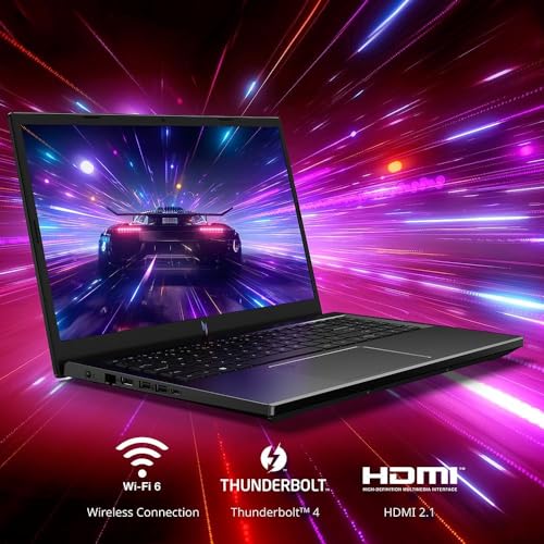 15.6" 144Hz FHD IPS Gaming Laptop, Intel i7-13620H, RTX 4060, 32GB DDR5 RAM, 1TB SSD G609077