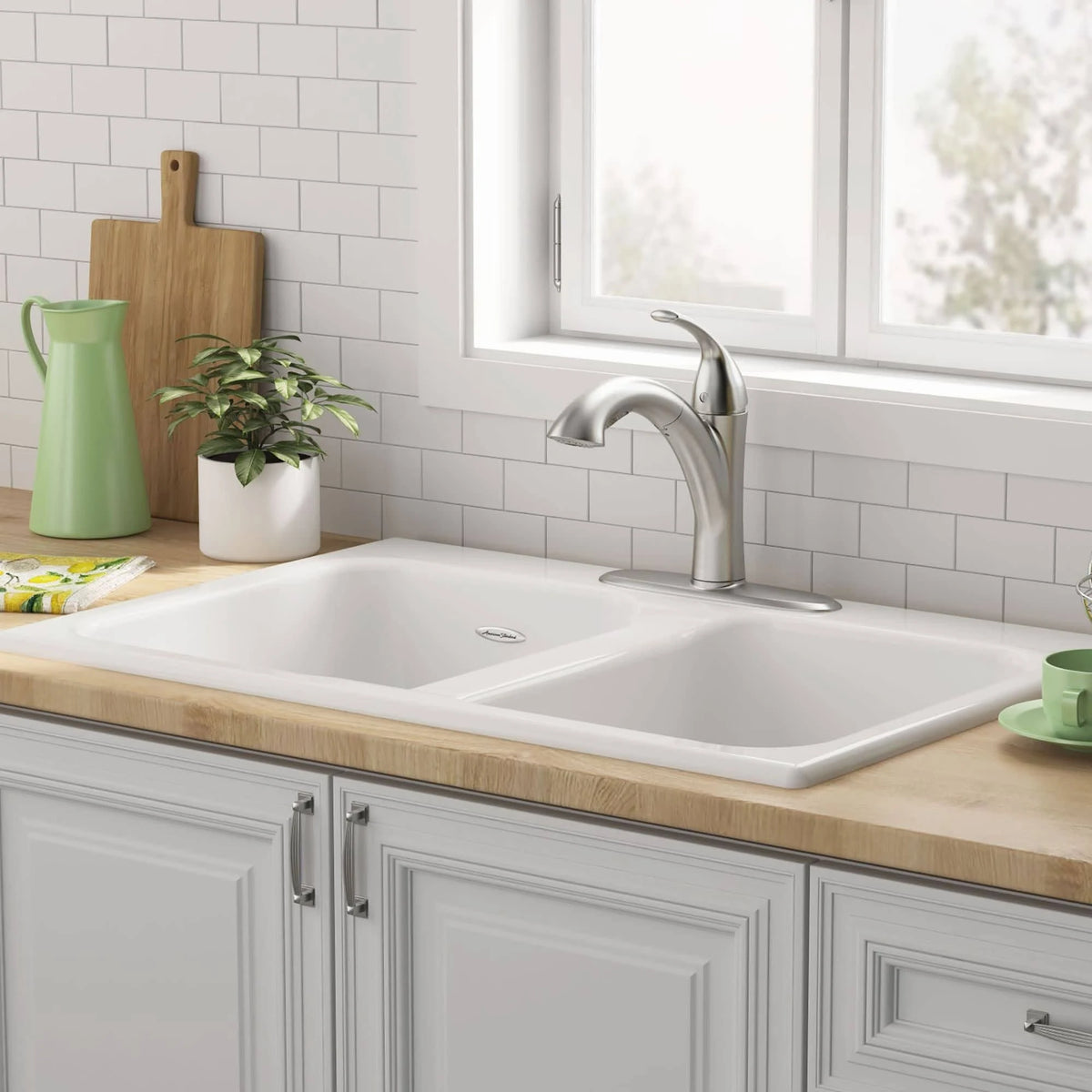 Brilliant White Kitchen Sink Y21804