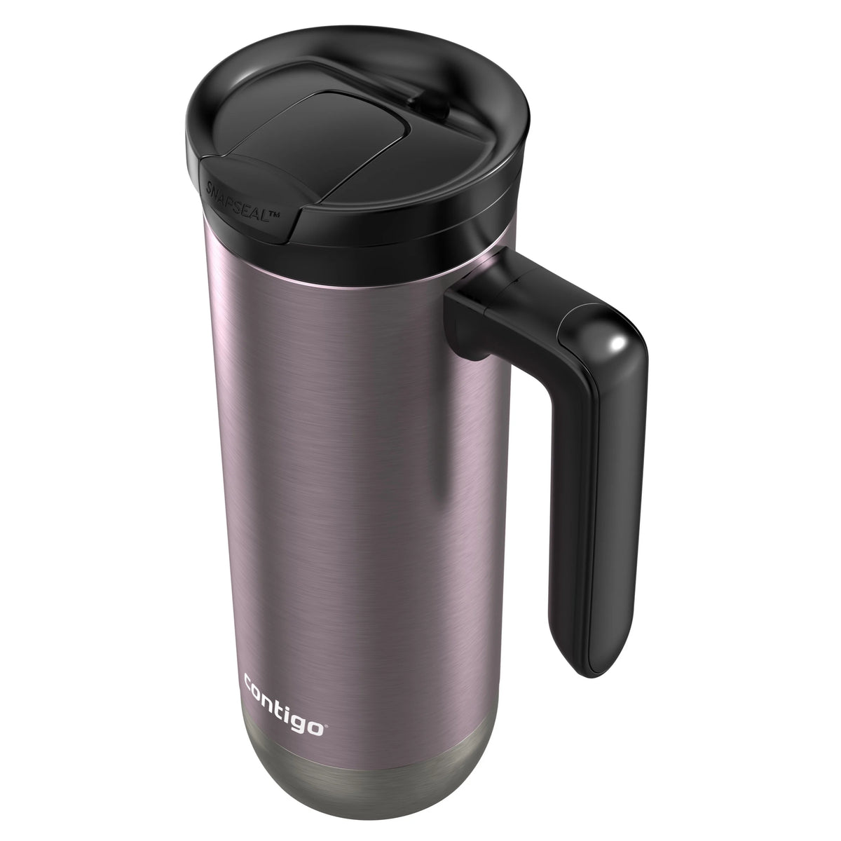 20 oz Insulated Stainless Steel Travel Mug with Handle in Pink Z1821