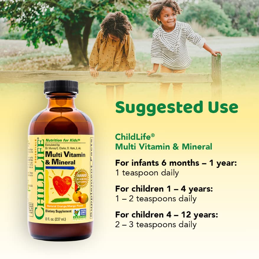 8 Fl Oz Liquid Multivitamin and Mineral Supplement (Pack of 2) E538679