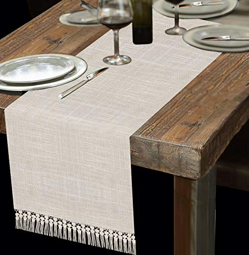 Burgundy 14 x 72 inches Lined Table Runner A762874