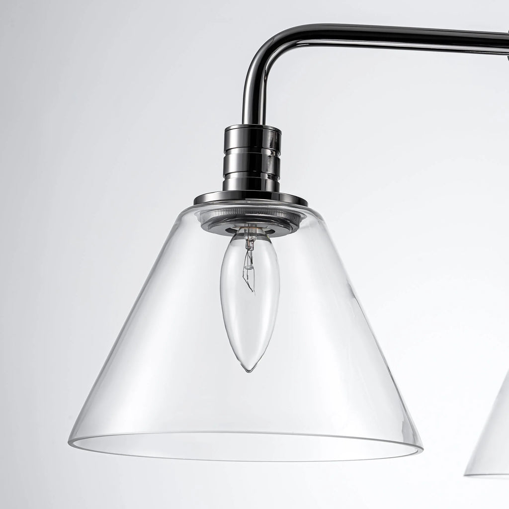 4-Light Dimmable Industrial Chandelier Q9722