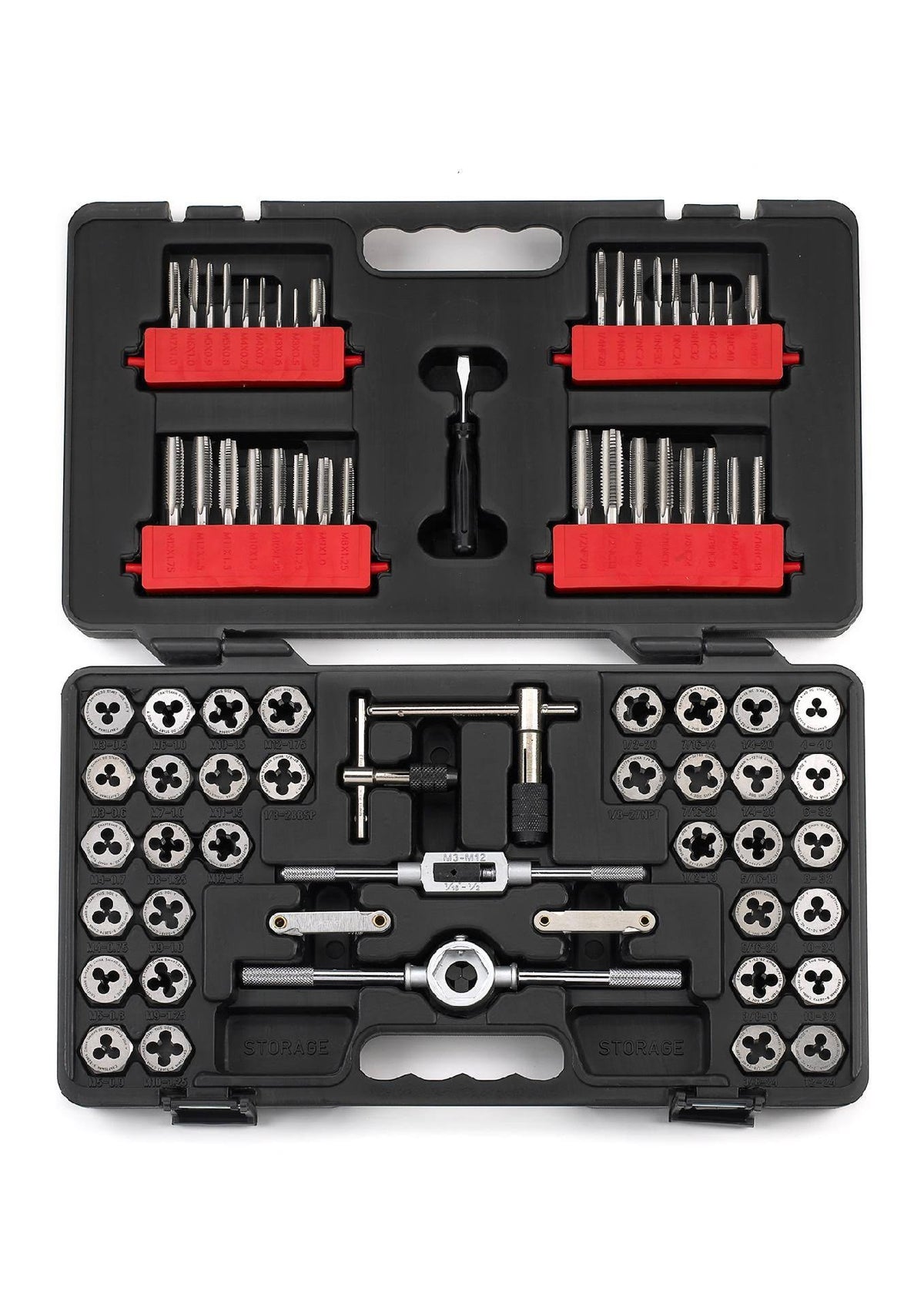 75-Piece Carbon Steel Tap & Die Set W517460