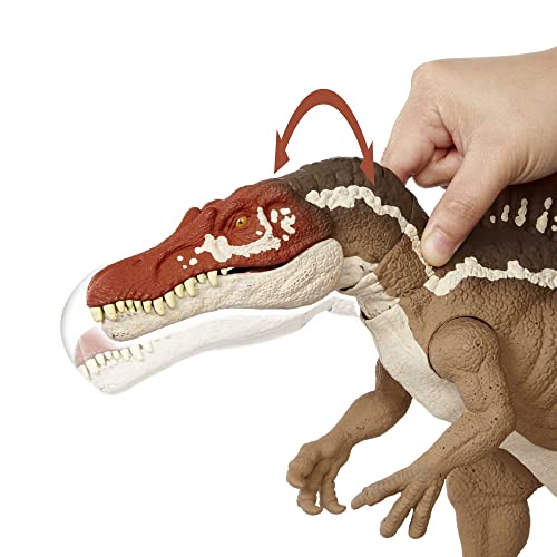 Extreme Chompin' Spinosaurus Dinosaur Action Figure Toy with Movable Joints L368642