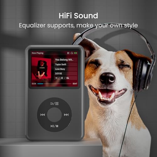 128G Bluetooth Digital Music Player Black B182269