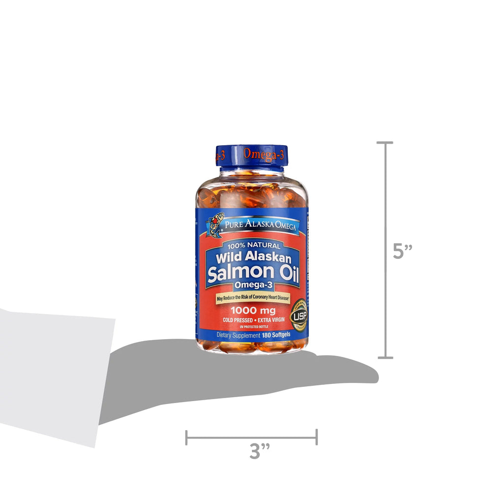 Wild Salmon Oil 1,000 mg Softgel, 180 Ct F308413