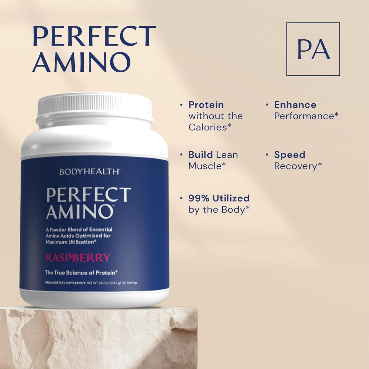 Raspberry Amino Acid Powder, 120 Servings L868