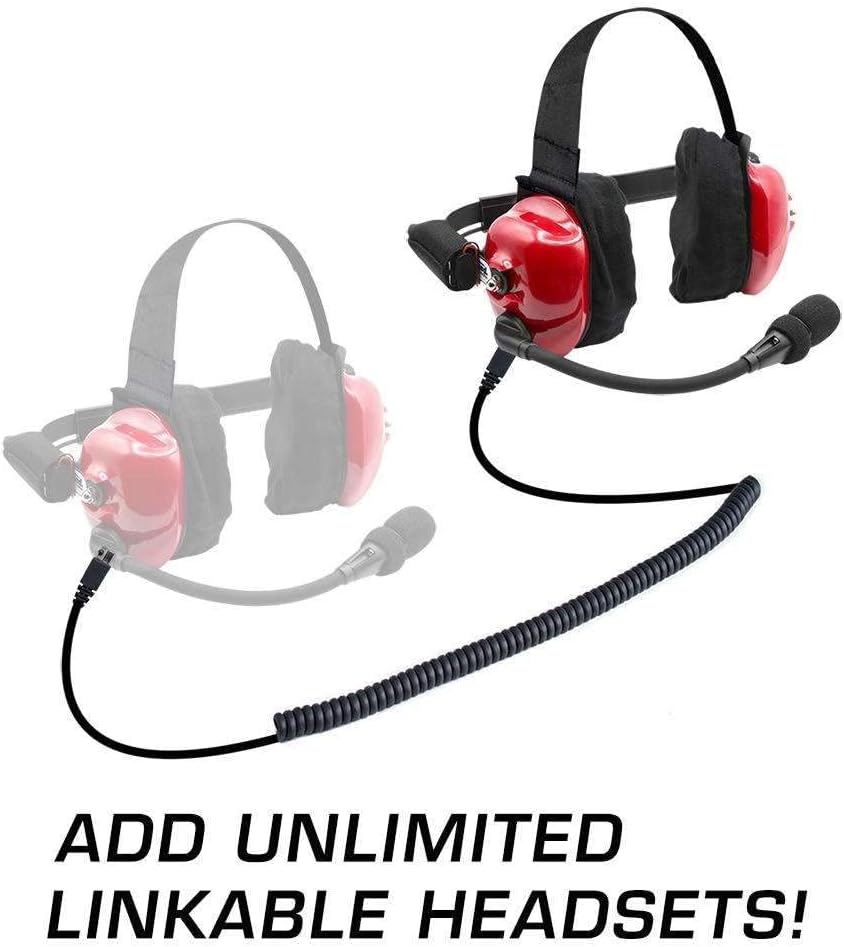 Two Way Over The Ear Headset with Mic and Cable G353650