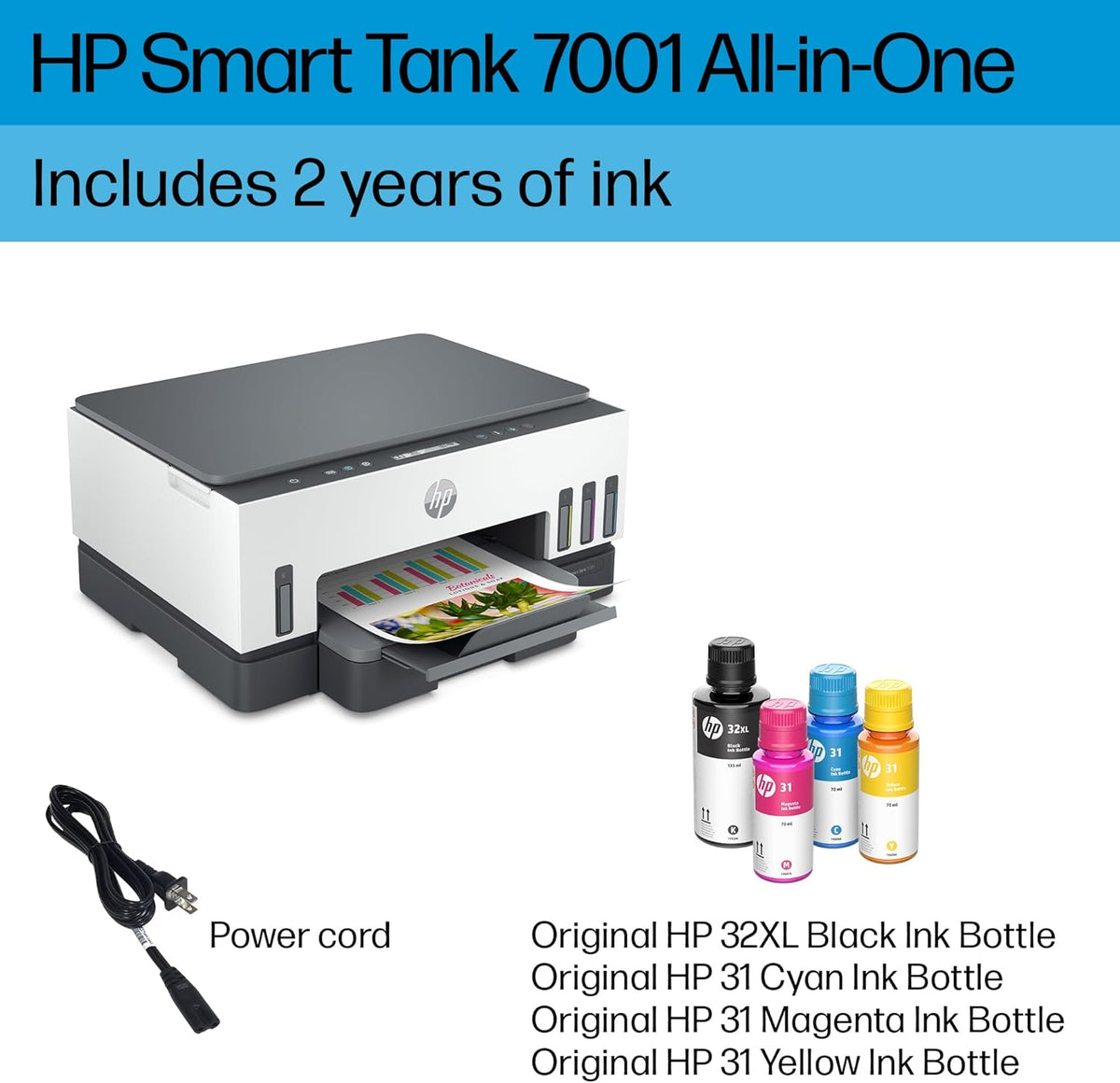 Wireless All-in-One Ink-Tank Printer I87655