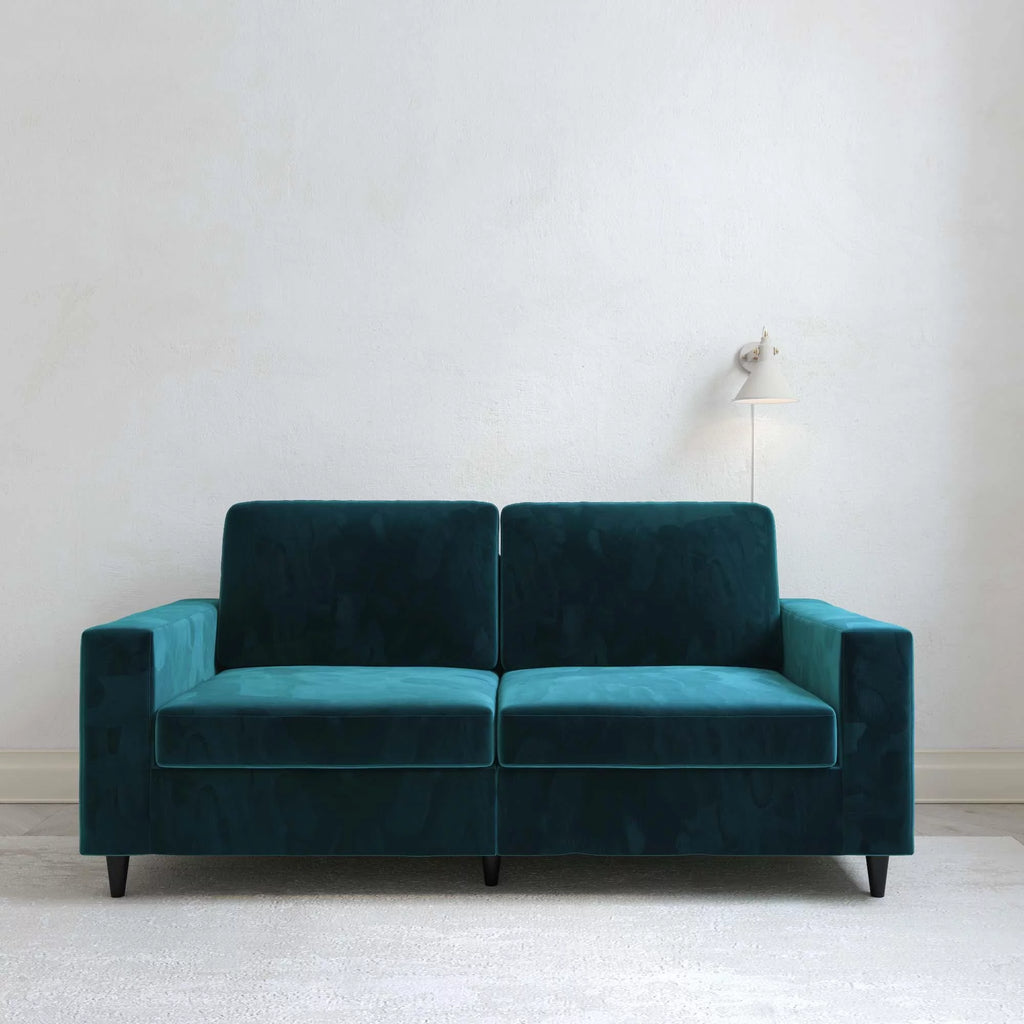 Green Velvet 3 Seater Sofa D45516