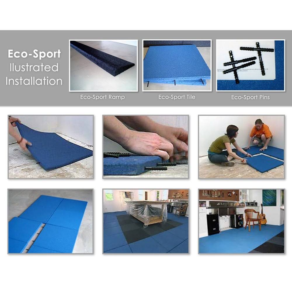 1-Inch Interlocking Flooring Tiles, 24 Pack M519702