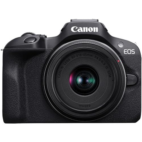 Black Mirrorless Camera with RF-S 18-45mm Lens Kit E69646