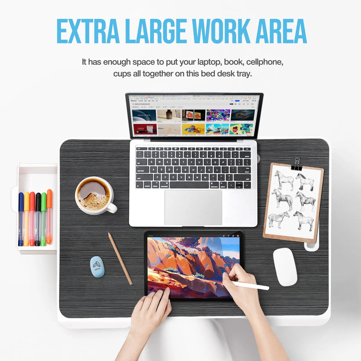 Large Lap Desk (Black) C151701