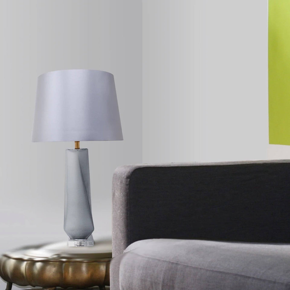 Smoke Grey Table Lamp Set of 2 X395311
