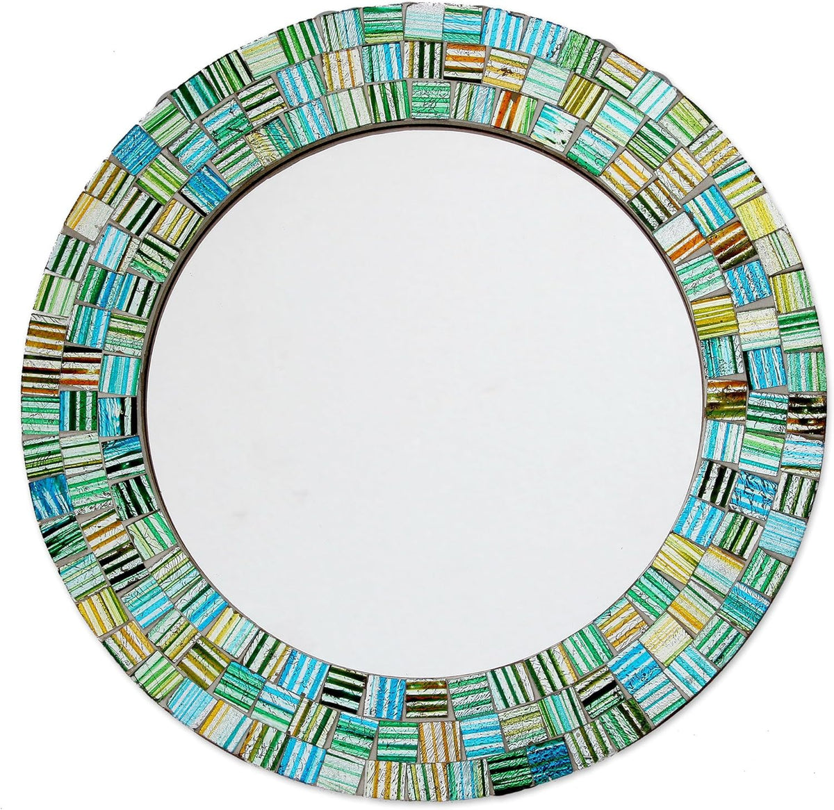 Glass Mosaic Wall Mirror B32603