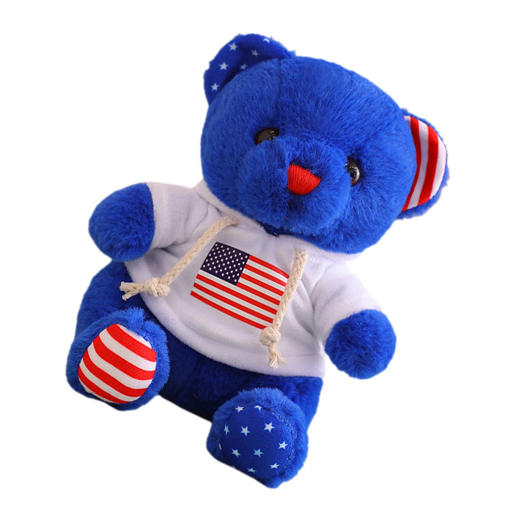 Patriotic Bear Plush Toy 10inch Teddy Bear Stuffed Animal P17936