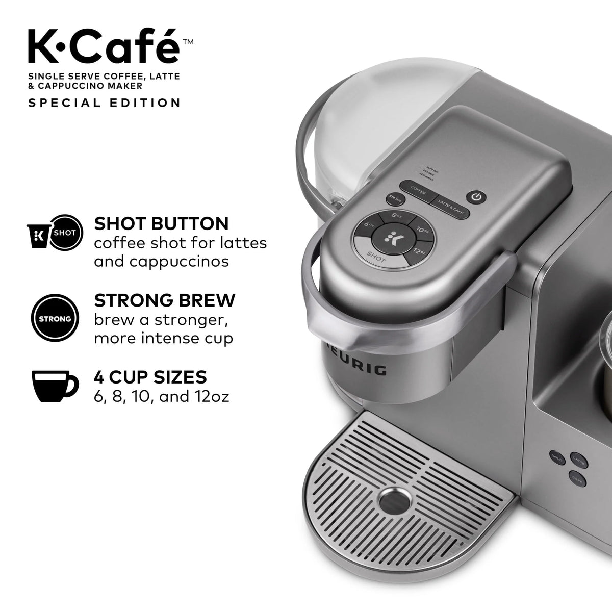 Single Serve Coffee, Latte and Cappuccino Maker Y46383