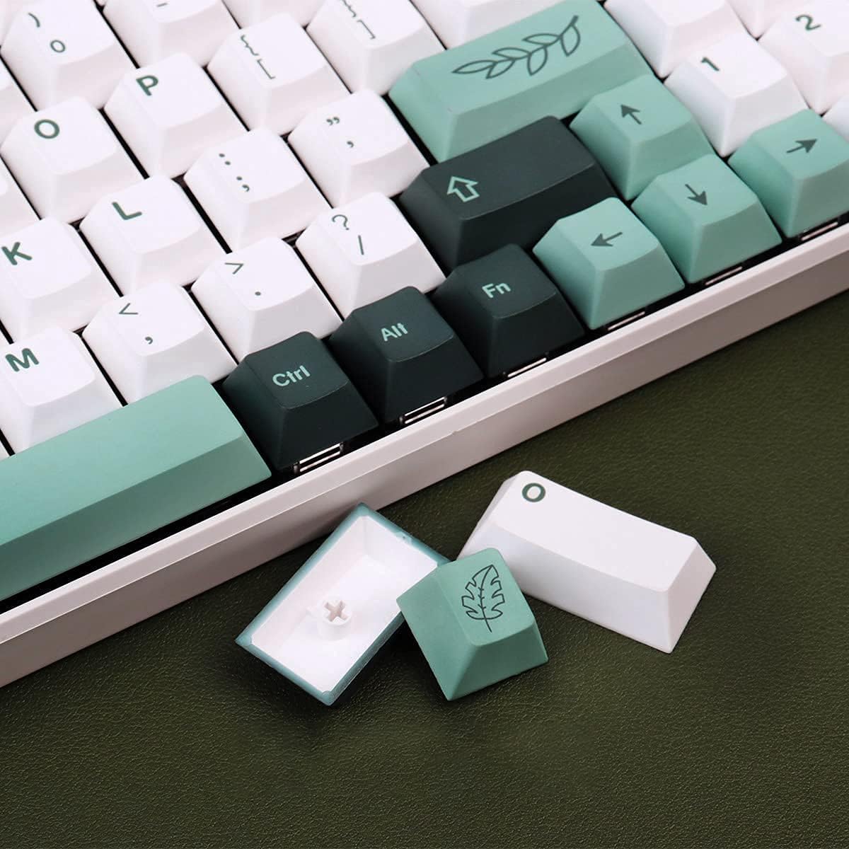 141 Keys PBT Botanical Keycaps Cherry Profile DYE-SUB R30274