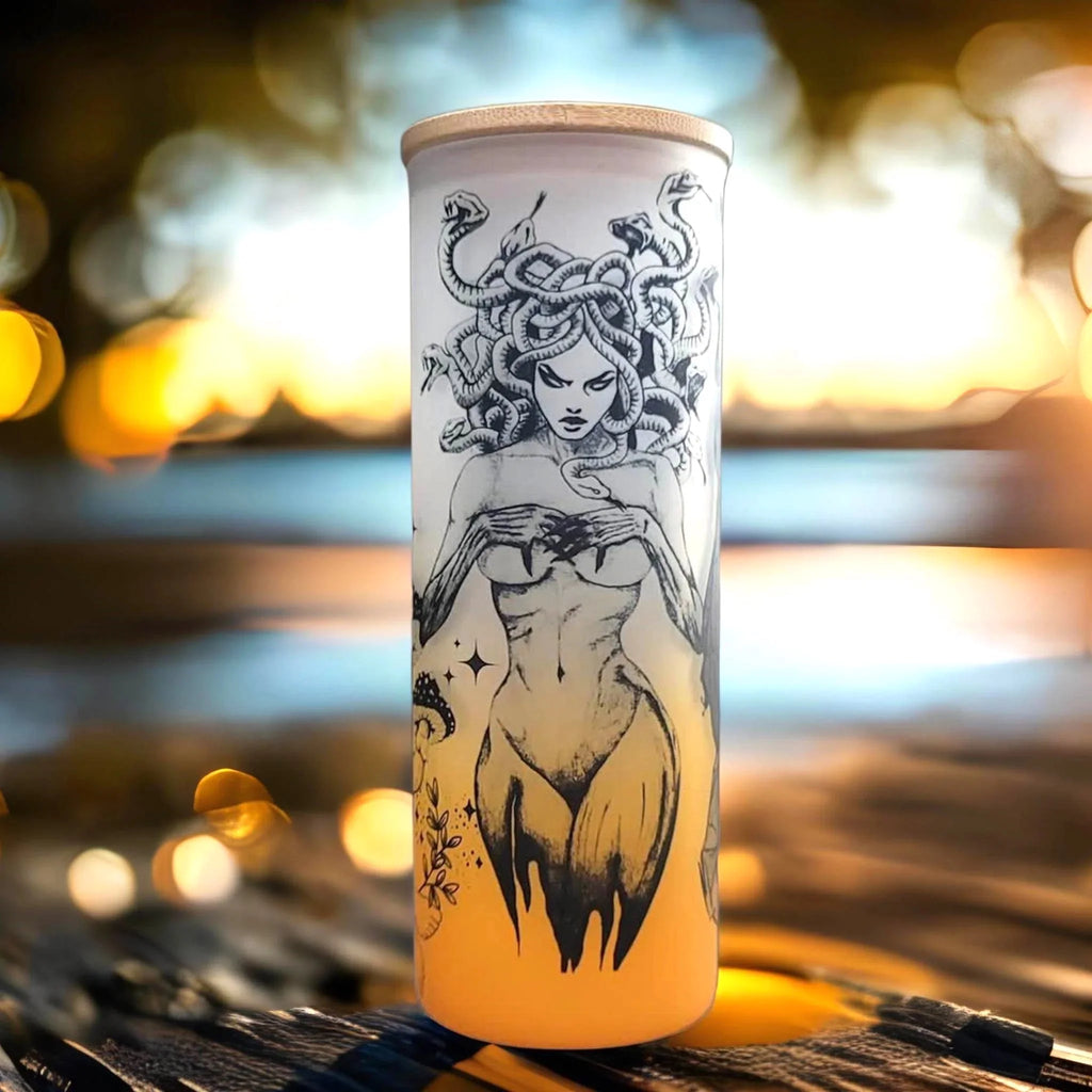 24 oz Beer Can Glass I2245