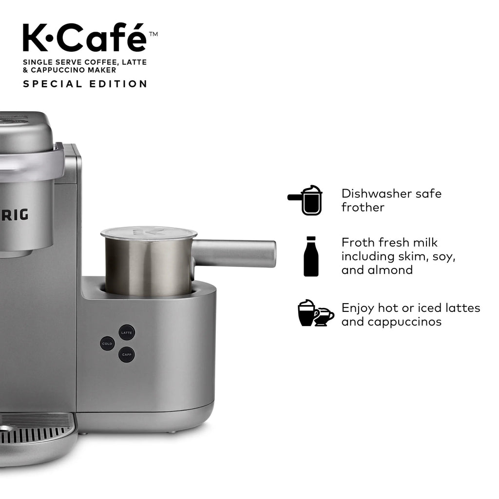 Single Serve Coffee, Latte and Cappuccino Maker Y46383