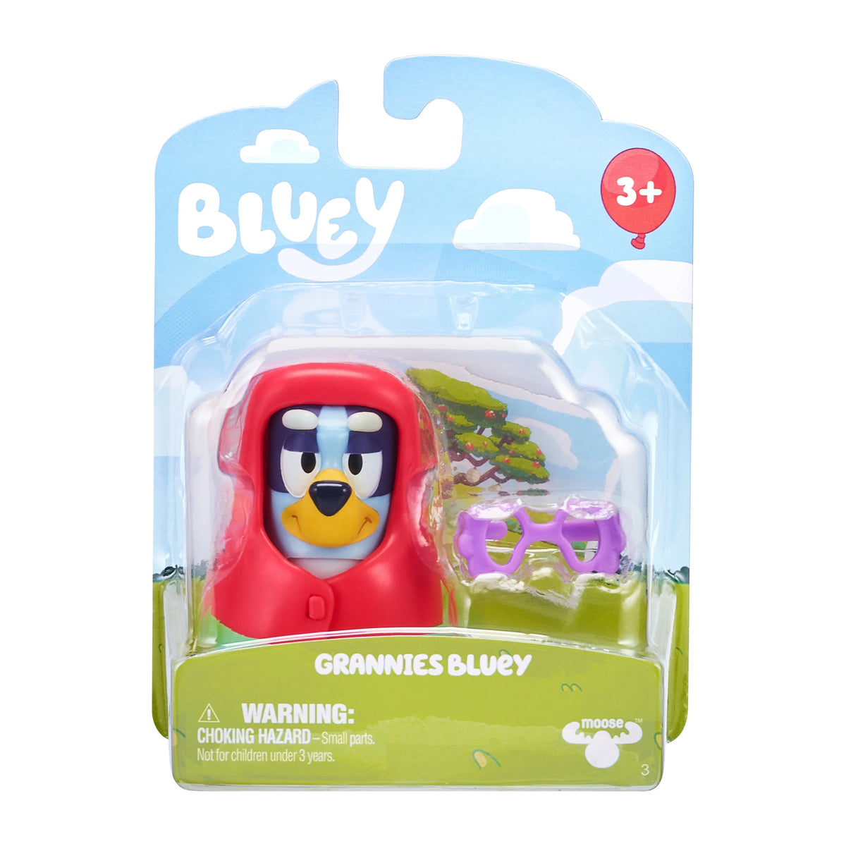 Bluey Story Starter Pack, 1 2-3" Plastic Toy Figure and Accessory, Multi-Color E26389