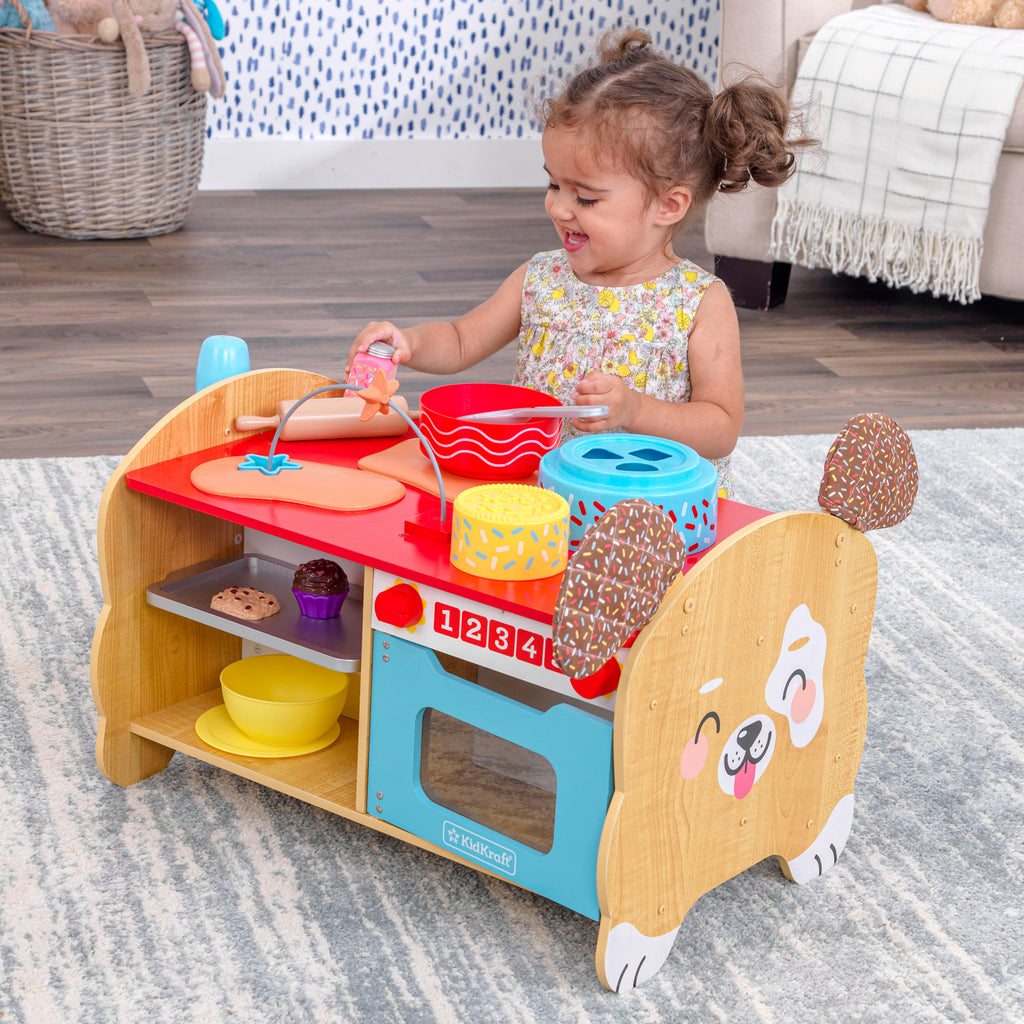 Wooden Toddler Activity Center with 20 Accessories O63624