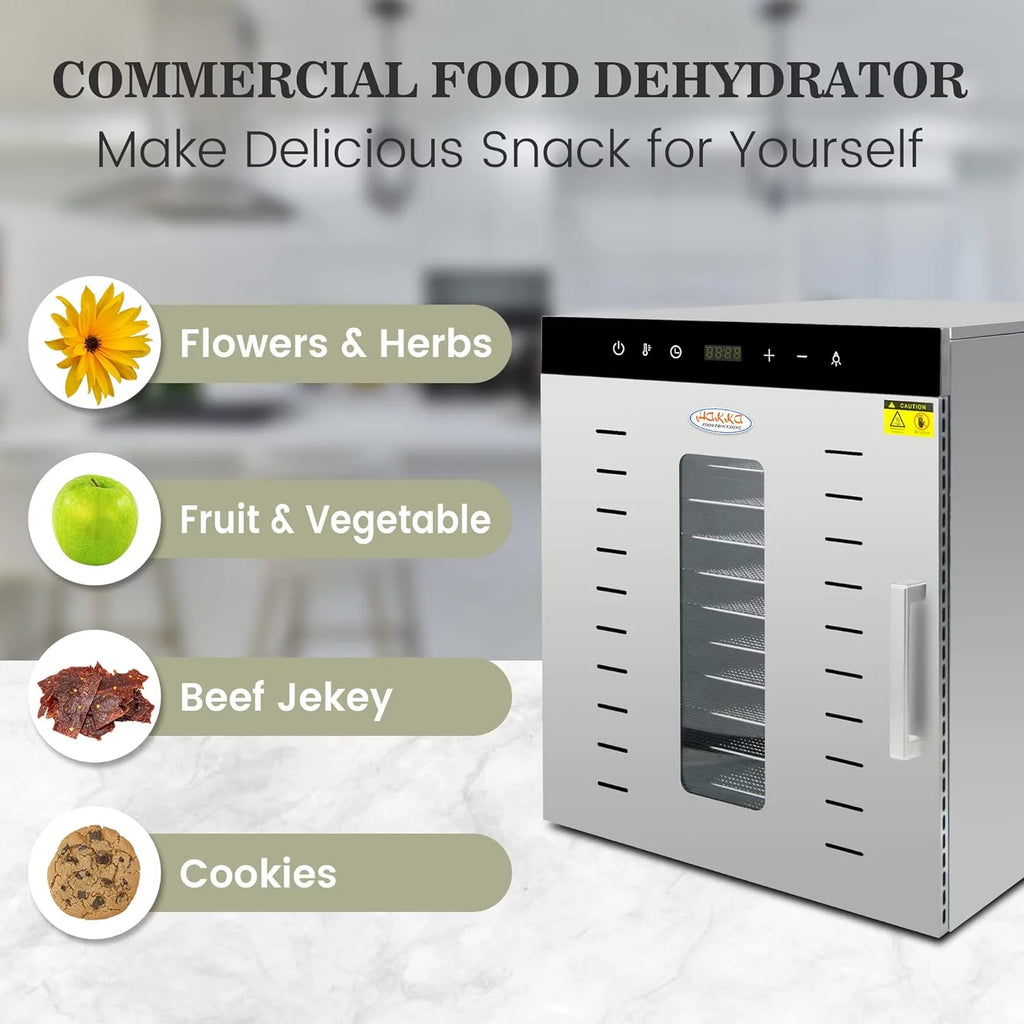 12 Trays Stainless Steel Dehydrator D834