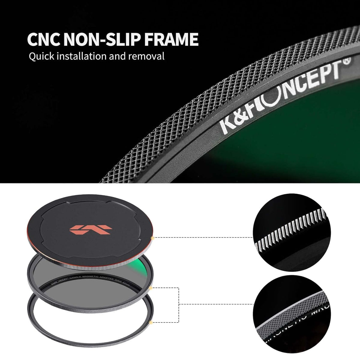 72mm Circular Polarizing Filter Kit with Adapter Ring and Lens Cap Y3574