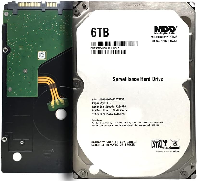 6TB 7200RPM 128MB Cache SATA 3.5 Internal Hard Drive N46488