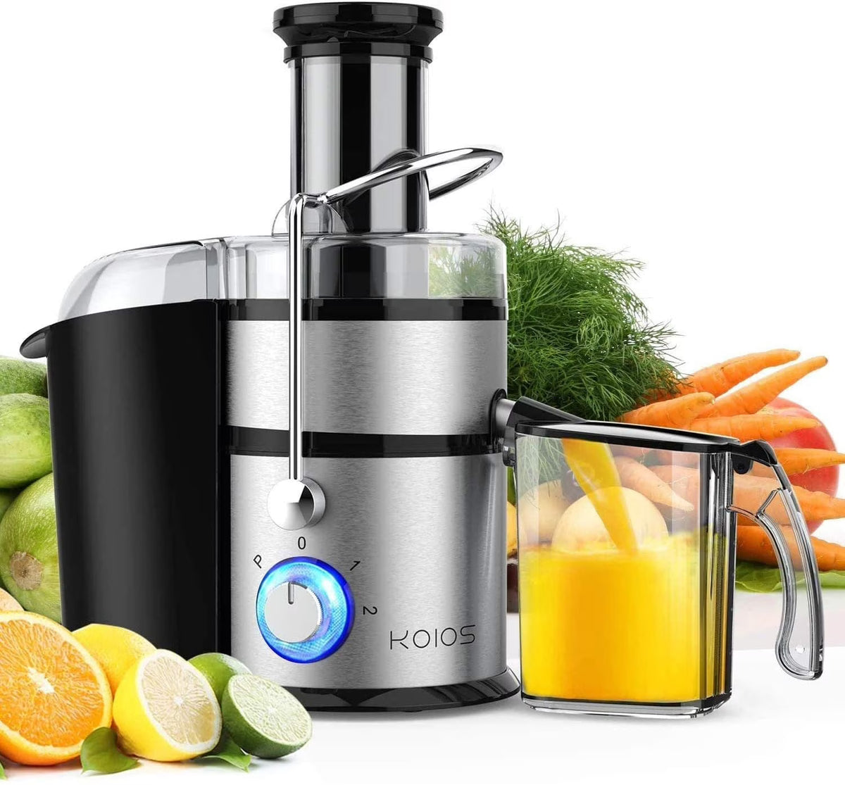 Centrifugal Juicer Machine with Extra Large 3inch Feed Chute, 1200W, BPA-Free Z191