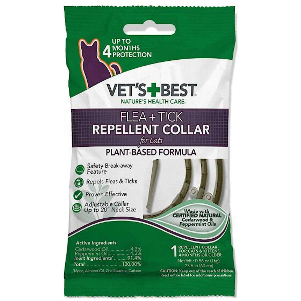 Flea & Tick Repellent Collar for Cats S11812